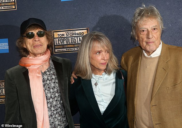 Mick Jagger (pictured left) was a close friend. ¿Tom was a giant of the English theatre, both highly intellectual and very funny in all his plays and scripts,' he said