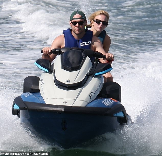 Sydney was pictured jet-skiing with Scooter this week near her home in Florida