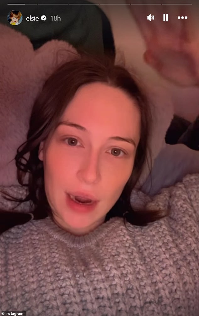 She added, 'I am just straight-up suffering and in so much pain every single day. I actually really don't know how it could get worse than this'