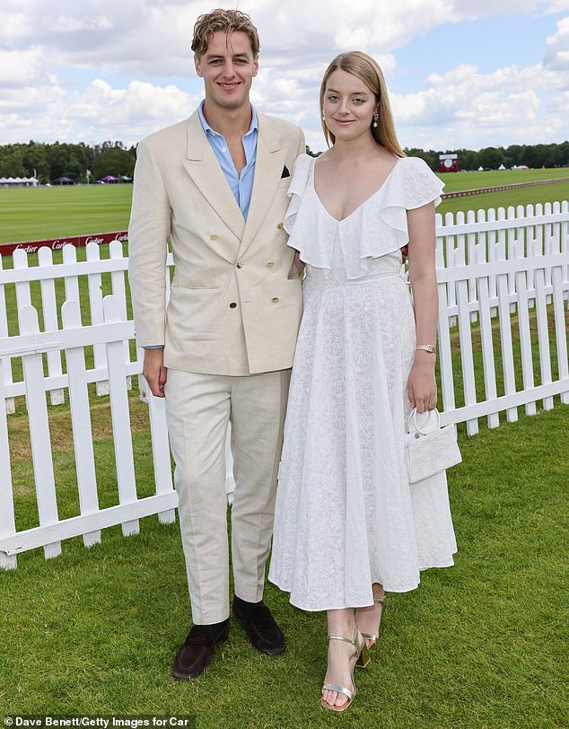 The Daily Mail's Diary Editor Richard Eden reported that Alexander, who is 60th in line to the throne, might ride in next year's Trooping the Colour parade after he graduated from the Royal Military Academy of Sandhurst this August. Alexander is seen here with his older sister Flora Vesterberg