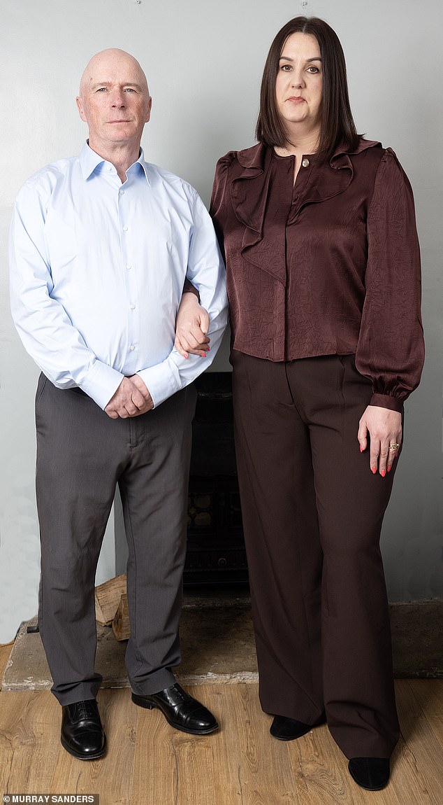 Ms Connolly and husband Raymond. She posted on social media after the Southport attack