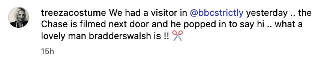Bradley Walsh fuelled rumours he is set to be named the new Strictly Come Dancing host after paying a surprise visit to the set on Saturday