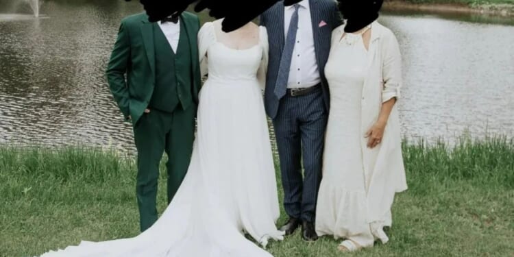 I begged my stepmum not to wear white to my wedding but she didn’t listen