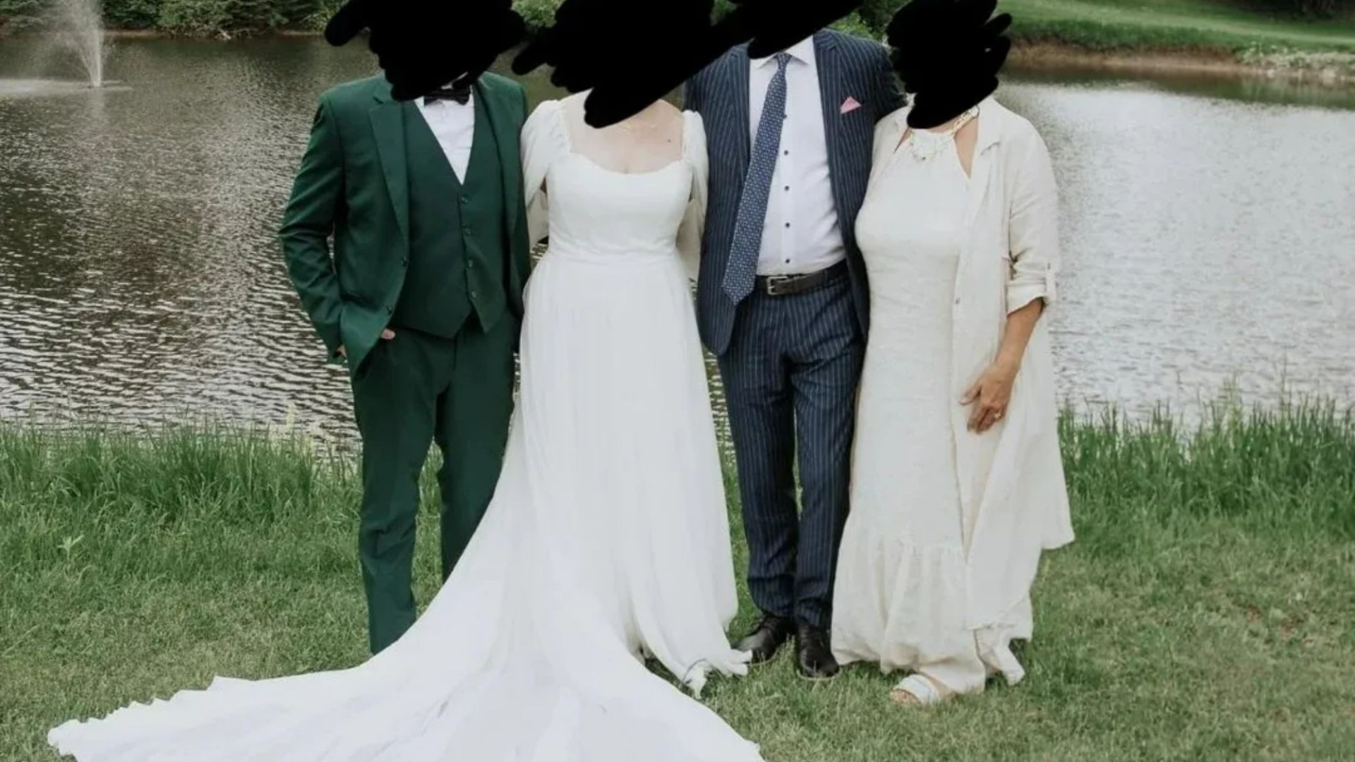 I begged my stepmum not to wear white to my wedding but she didn’t listen