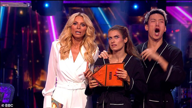 In a first ever of its kind, the couples learned live on air which of their previous dances they would perform and a frantic dash to pick out a costume, in what fans branded 'carnage'