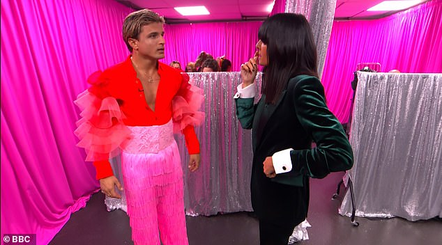 In one funny moment, gushing over his Samba outfit Claudia told Nikita: 'You have won all the awards, you shouldn't even have to dance!'