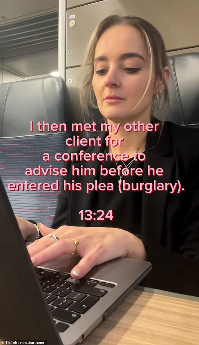 While undergoing pupillage, Ms Reinach posted a video of her appearing to speak at an online Crown Court bail application hearing to get her client out of custody