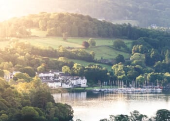 I stayed at the serene Lake District resort right on the lake with outdoor infinity pools and BBQ restaurants