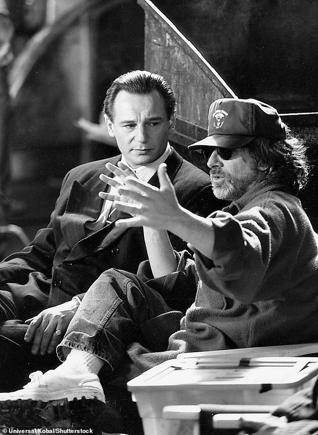 Sir Tom recounted being dragged out of the shower and naked as he took a call from Spielberg as he was on the set of Schindler's List asking for help