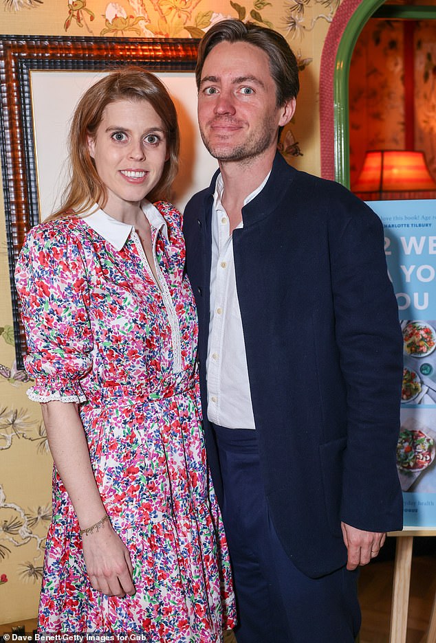 Princess Beatrice of York and Edoardo Mapelli Mozzi attend a special event celebrating the success of nutraceutical expert Gabriela Peacock's best-selling second book
