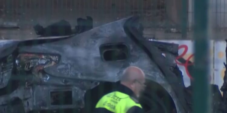 Six people killed in horror fireball crash near US Embassy in Lisbon after BMW 'lost control'