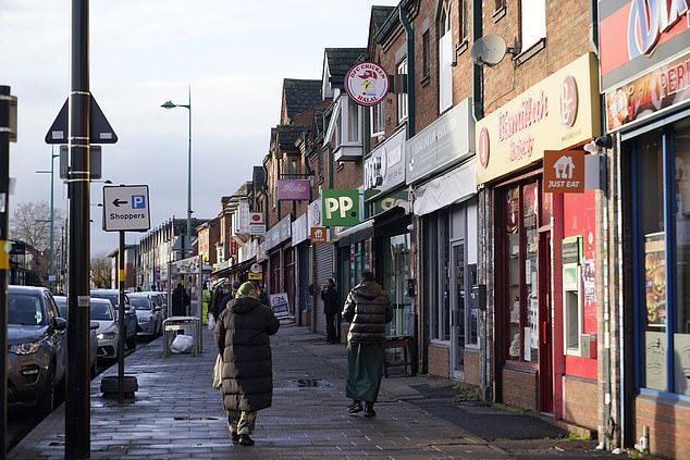 The high street in the deprived ward was lined with fried chicken stores and phone repair shops