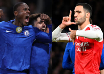 Honours even in ill-tempered Premier League table-topping clash after Moises Caicedo red card