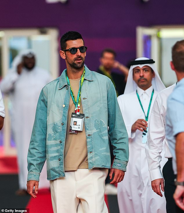 Novak Djokovic is also in attendance during his off-season break, with social media clips showing the 24-time Grand Slam champion participating in activities around the venue