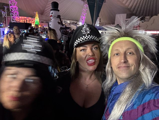 Andy Jones, right, with people at the Butlin's adults-open weekend