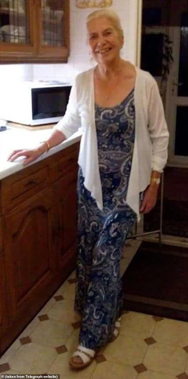 PC Harrison told the court Ms Holland 'just appeared' in front of him - a claim her family reject