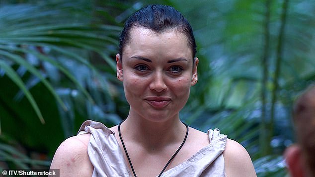 Later in yet more tension, Shona entered camp with a laminate, as she guiltily told her fellow campmates: 'please don't hate me...' amid a contraband scandal