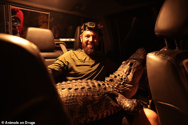 The team seized the thrashing beast, later nicknamed Methanie