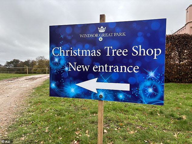 The Christmas Tree Shop, which opened on Thursday, traditionally sits on land next to the Waleses¿ new house