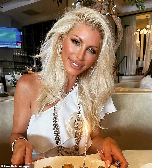 It's Dani Behr of course - who swapped her TV career for a glamorous life in sun-soaked LA where she now works in real estate and runs her own TV production company