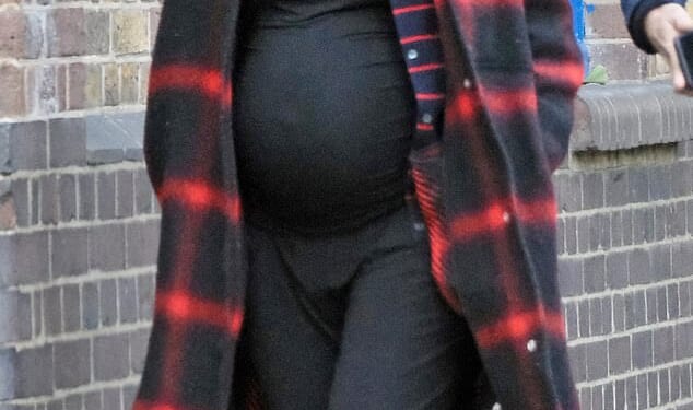 Michelle Dockery (pictured) is about to take on another role of a different kind as she prepares for motherhood