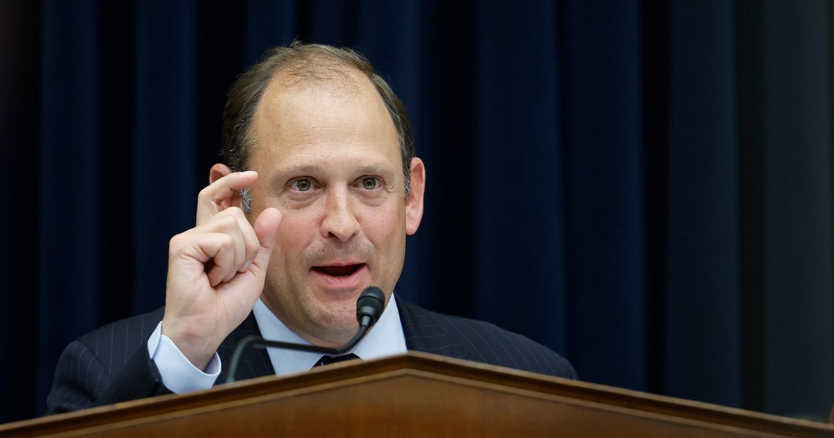 Rep. Andy Barr, a Republican from Kentucky, participates in a House Financial Services Committee Hearing at the Rayburn House Office Building on May 17, 2023, in Washington, D.C.