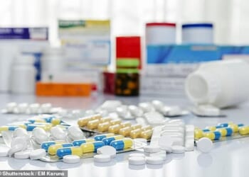 Nearly nine million people in the UK take antidepressants, which boost chemicals in the brain responsible for mood and emotion (file photo)