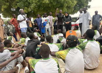A female soccer coach keeps Nigerian teens away from gangs