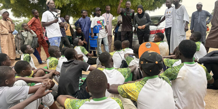 A female soccer coach keeps Nigerian teens away from gangs
