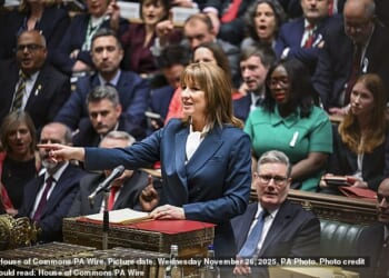 Just under 5million middle-income earners will have been dragged into the 40 per cent band after Reeves' Budget