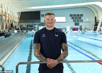 Adam Peaty admitted his family were 'ashamed' of him and wished he'd spent more time with them after he 'changed' following his Olympic success in an unearthed excerpt from his autobiography (Seen in 2024)