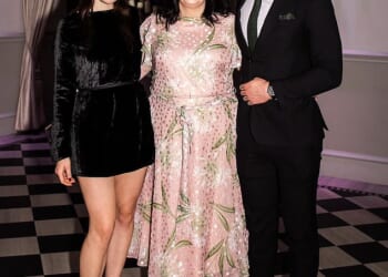 Adam Peaty 's mother Caroline has shared a tribute to her sister Louise for being her 'protector' after a bitter feud erupted with her son (pictured in 2024)