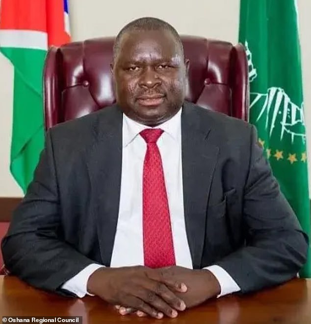 Adolf Hitler Uunona, 59, has been district administrator in the Ompundja region on Namibia since 2004
