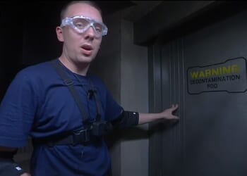 Aitch took on the latest Bushtucker Trial on Tuesday night's episode of I'm A Celebrity ... Get Me Out of Here! - and came up against a very aggressive crocodile