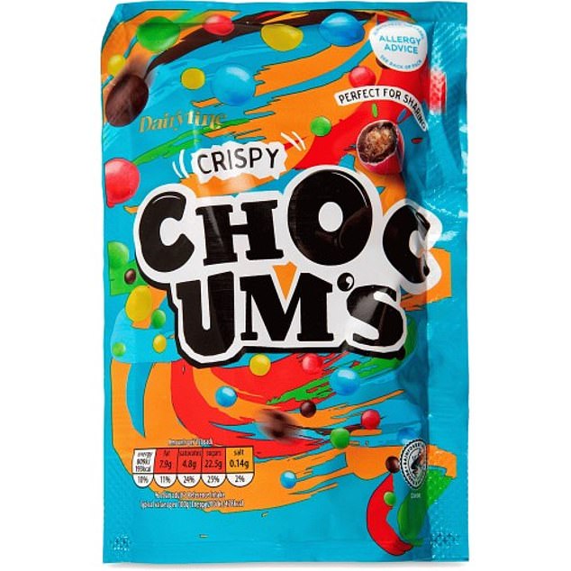 Aldi's Dairyfine Crispy Choc Um's have been taken off the shelves as they may contain peanuts.