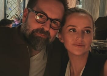Alfie Boe has confirmed his romance with Elizabeth Worth as he shared a photo of the couple enjoying a cosy date night at the Savoy Hotel in London on Monday