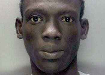 The latest Ministry of Justice statistics show that the number of foreign nationals in Britain's jails has grown by more than three per cent in a year to 10,737. Pictured: Asylum seeker Deng Chol Majek, 27, from Sudan, who killed Rhiannon Whyte, 27, in Walsall in October last year, three months after he arrived in the UK