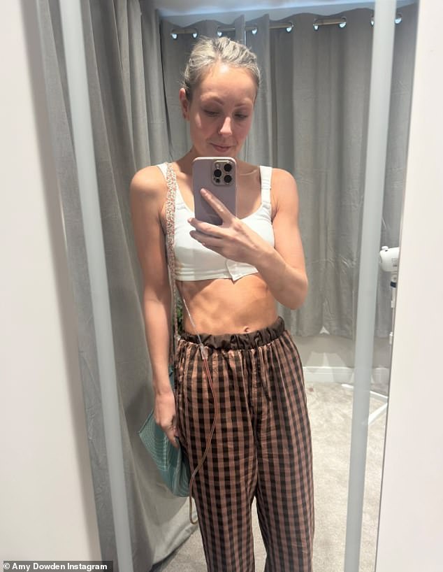 Amy shared a health update on Instagram on Wednesday evening as she marked two weeks since having a second mastectomy