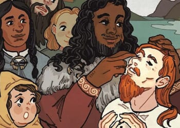 An ancient people living in Scotland have been depicted as black in a new children's book conceived to show youngsters the 'multicultural and diverse' origins of the country