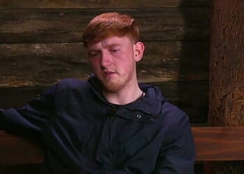 I'm A Celebrity... Get Me Out Of Here! star AngryGinge opened up about the brutal way his ex-girlfriend broke up with him on Tuesday's show
