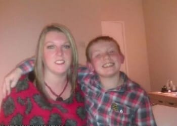 AngryGinge's mum opened up about seeing him sob on I'm A Celebrity (the two pictured when Ginge was younger)