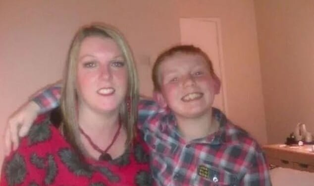 AngryGinge's mum opened up about seeing him sob on I'm A Celebrity (the two pictured when Ginge was younger)