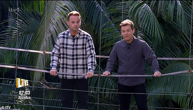 After the scene Ant and Dec cheekily nicknamed her 'Smelly Brook' before joking that they didn't hang around in camp long in case she farted