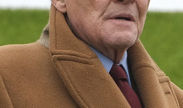 Sir Anthony Hopkins has reportedly listed his California estate for £5.1 million after it was destroyed by the wildfires that tore through Los Angeles earlier this year (pictured in February)