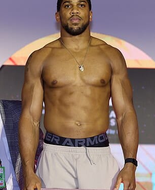 Joshua has a huge size advantage