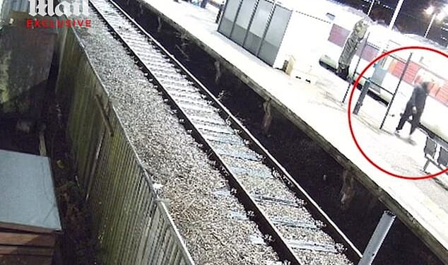 The alleged Huntingdon knife attacker seen in CCTV footage exclusively obtained by the Daily Mail. Police say a 32-year-old man has been charged in connection with the attack