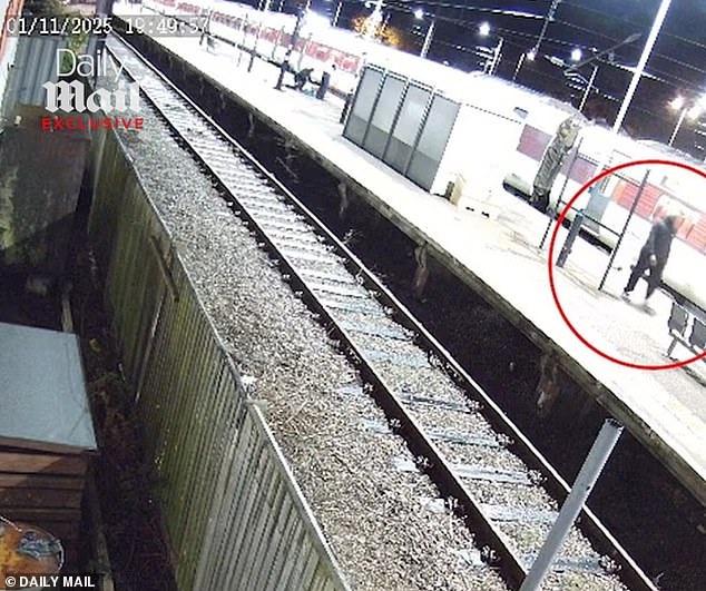 The alleged Huntingdon knife attacker seen in CCTV footage exclusively obtained by the Daily Mail. Police say a 32-year-old man has been charged in connection with the attack