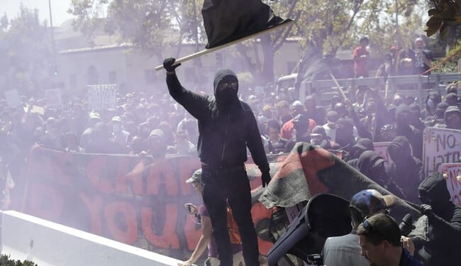 Antifa Rally Outside a Berkeley TPUSA Event – HotAir
