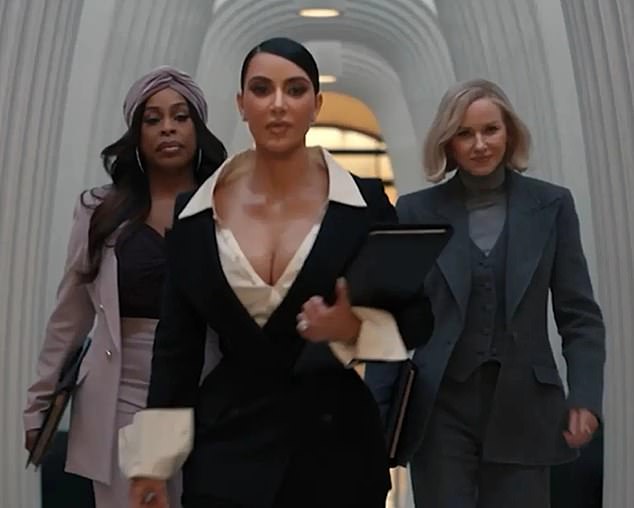 Kim Kardashian plays Allura Grant, a sassy young lawyer who teams up with friends Liberty Ronson (Naomi Watts) and Emerald Greene (Niecy Nash) to pioneer a feminist law firm