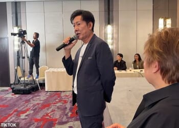 The incident took place during a live-streamed ceremony of the event, where Nawat Itsaragrisil, Vice President for Asia and Oceania within the Miss Universe Organisation, confronted Melissa Flores Bosch about her absence from a sponsor shoot earlier that day